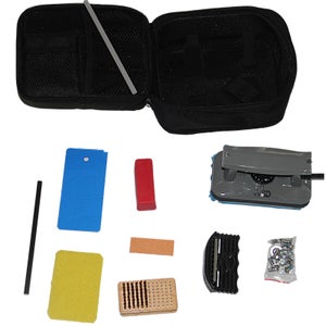 NEW Ski Snowboard Tuning Kit  tune waxing Iron  ,  wax, edger ,stone,  screws , ptex, scraper
