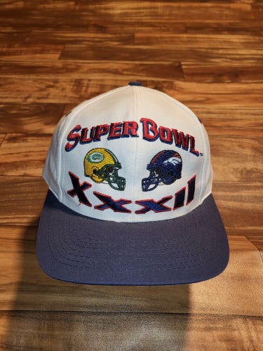 Vintage XXXIII Super Bowl Green Bay Packers Denver Broncos Sports Hat Snapback