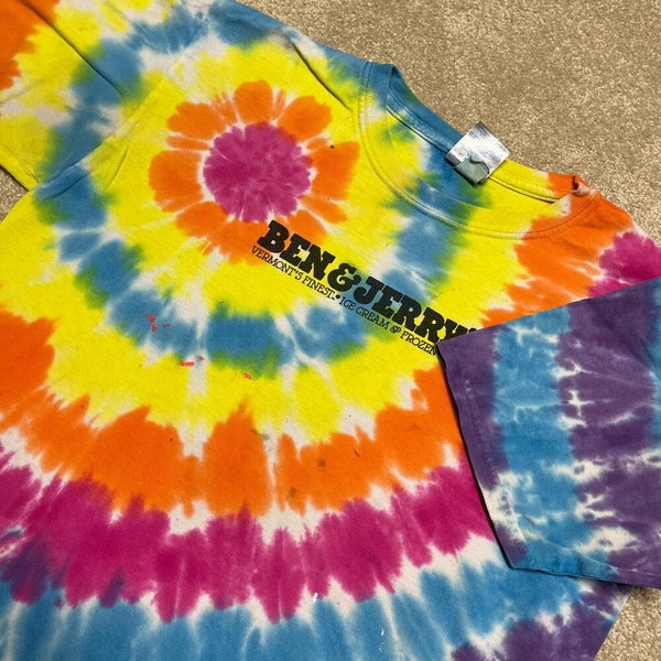 Braves Tie Dyed T-shirt, Rainbow