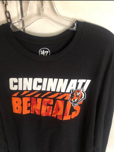 47 BRAND Cincinnati Bengals Mens Hoodie - BLACK