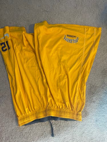 Yellow Albany Mens Lacrosse New XL Nike Shorts