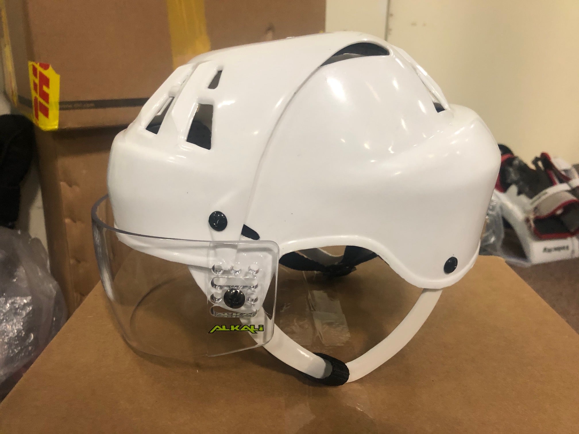 Unused Black Jofa Helmet - Brand New - Style Used by Gretzky and Kurri