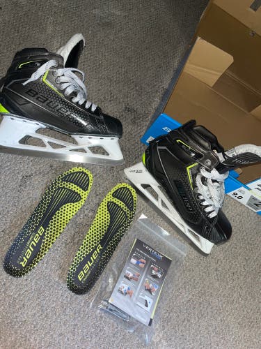 Used Bauer   Size 8 Elite Hockey Goalie Skates