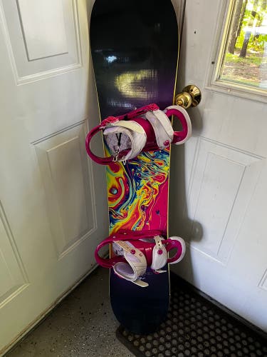 Burton Snowboard With Bindings