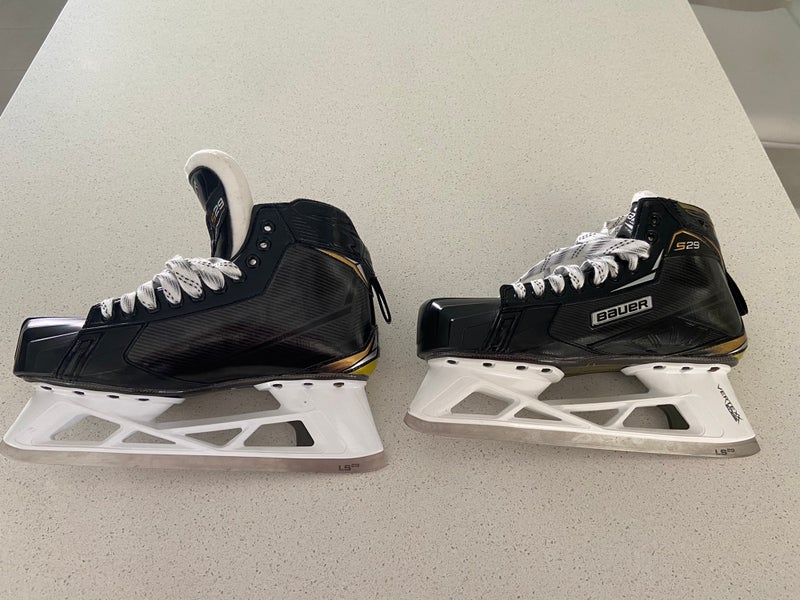 Used Bauer Regular Width Size 10 Supreme S29 Hockey Goalie Skates
