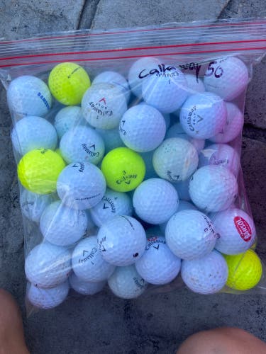 Used Callaway 50 Pack Balls