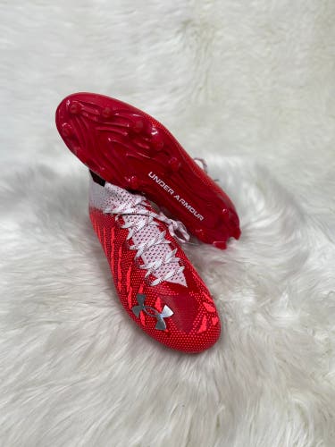 Under Armour Spotlight Lux Mc Red Size 12.5 Football Cleats
