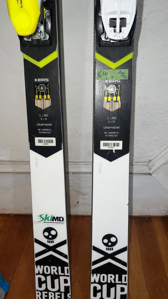 Head Giant Slalom Rebels ski race skis 188cm 30m | SidelineSwap