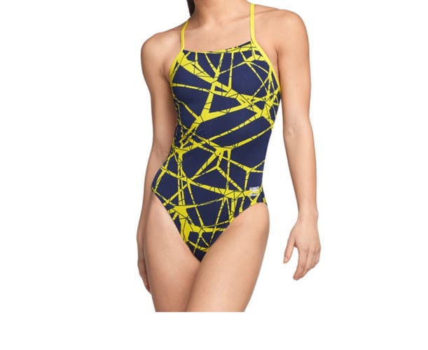 NEW Speedo Endurance Swimsuit Hard Wired One Back