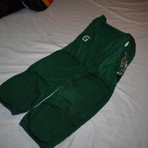 Hornet Integrated Football Pants, Green, Youth Small