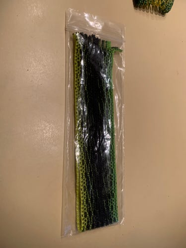 NEW The mesh dynasty WOMENS IGNITE Black w Green & Yellow Lacrosse Mesh NEW!