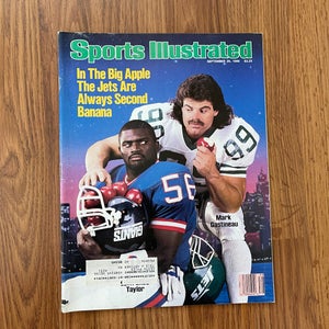 New York Jets Mark Gastineau #99 NFL FOOTBALL 1986 Sports Illustrated Magazine!