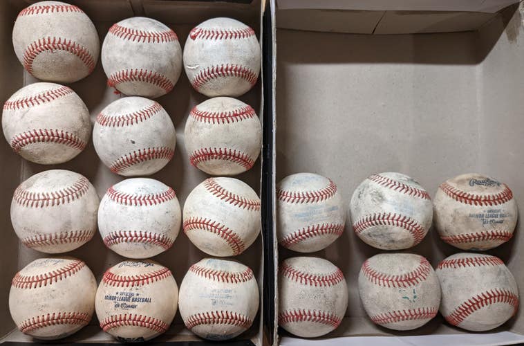 Used Baseballs 18 Pack (Random)