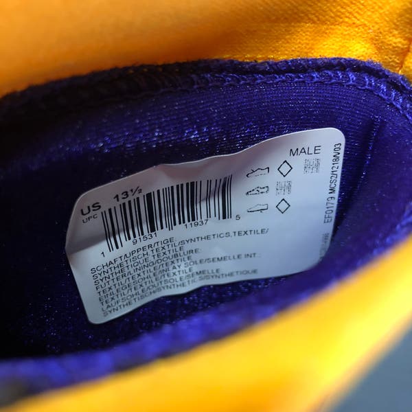 Adidas SM Adizero 8.0 SK Football Cleats Purple Gold EF0179