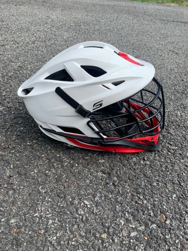 Cascade S Lacrosse Helmet - White used ($275 Retail)