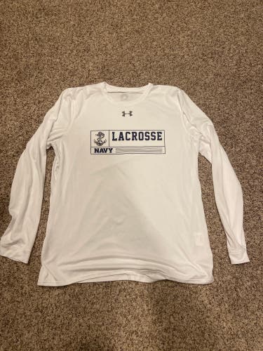 Navy Lacrosse Long Sleeve Shirt