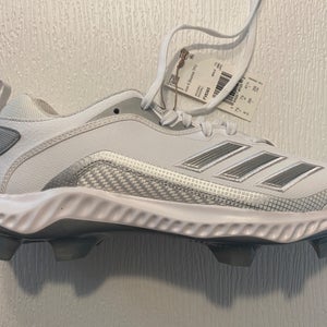 White Men's Molded Cleats Low Top Icon 6 bounce