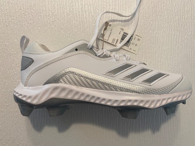 White Men's Molded Cleats Low Top Icon 6 bounce