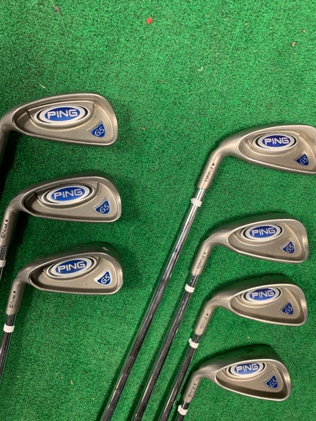 Men's Left Hand Stiff Flex Steel Shaft G5 Iron Set