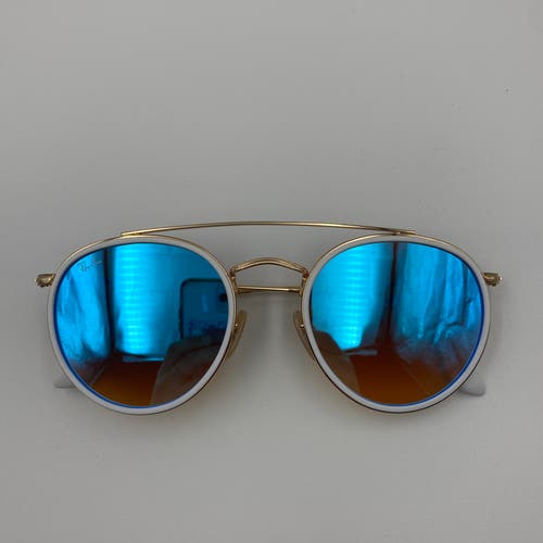 Ray Ban Sunglasses Double Bridge Blue flash RB 3647N 00140