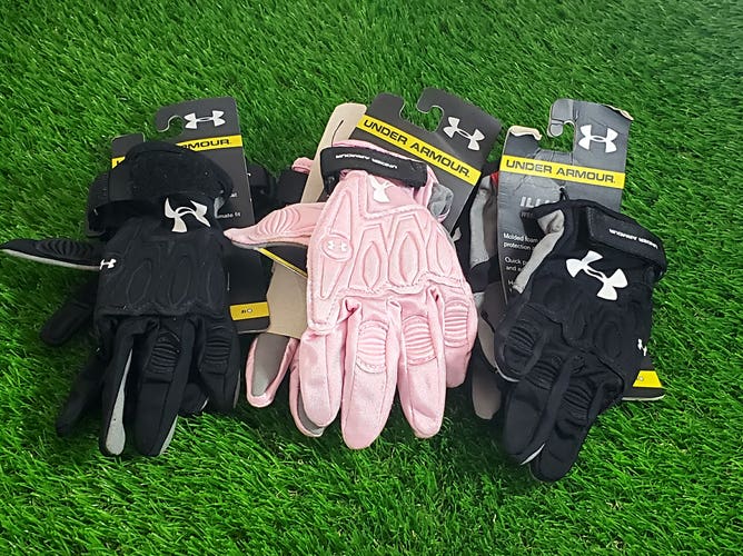 New Under Armour Illusion Women`s Lacrosse Field Glove-NO OFFERS NO TRADES