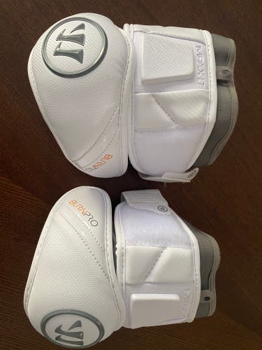 New Large Warrior Burn Pro Defense Length Elbow Pads