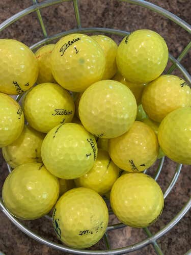 36 Titleist NXT Tour S Yellow AA-AAA Shag to Value Condition Used Golf Balls