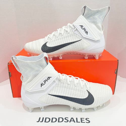 Nike Alpha Menace Elite 2 Flyknit White Wolf Gray AO3374-101 Men’s Size 14.5
