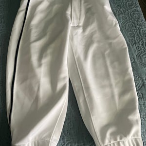 White New Medium Mizuno Game Pants