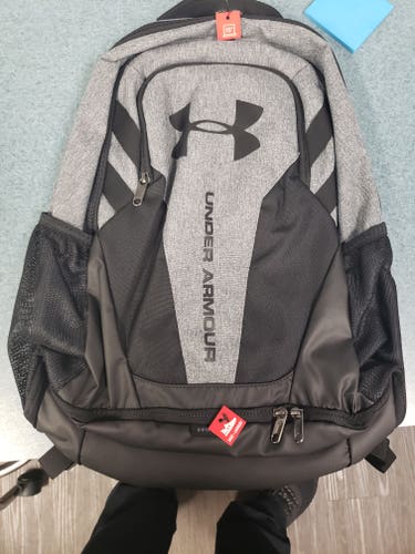 Gray New Under Armour Hustle 3.0 Backpack