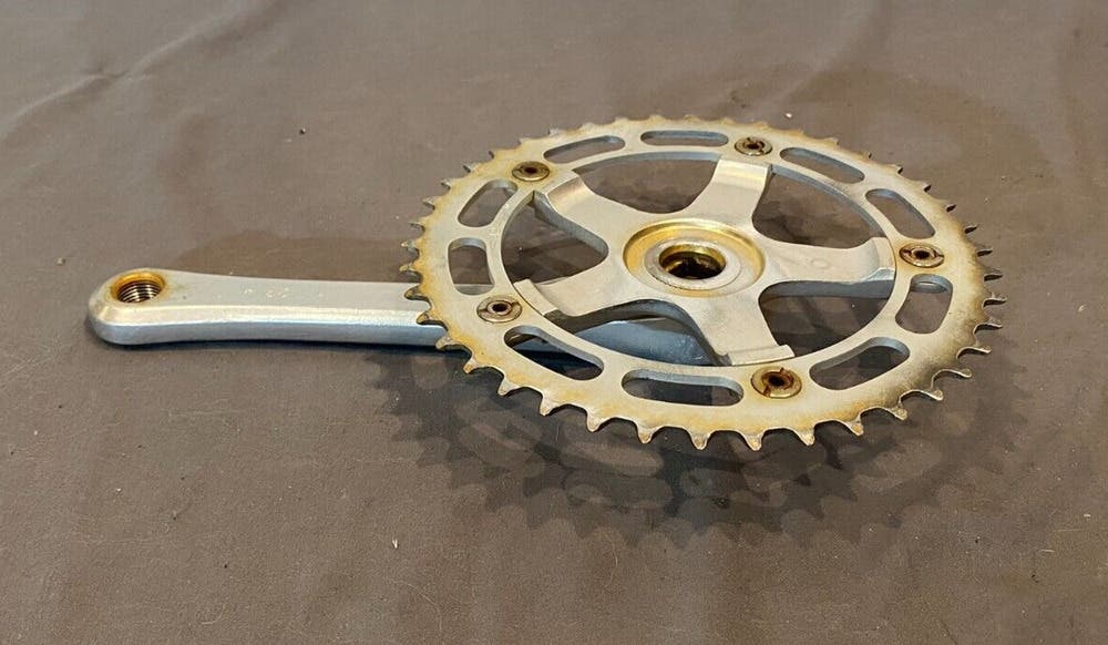 オールド BMX ビンテージ クランク 42t TAKAGI ピスト MTB Sugino Takagi Tourney 170mm 42-Tooth Old School BMX Aluminum