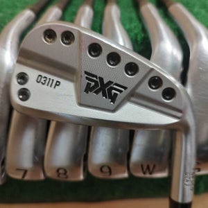 PXG 0311P Gen 3 Forged Golf Iron Set 5-PW,AW Senior A Flex Graphite -1.5"
