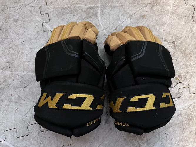 Used Nate Schmidt CCM Pro - Vegas Golden Knights Pro Stock Home Gloves Size 14