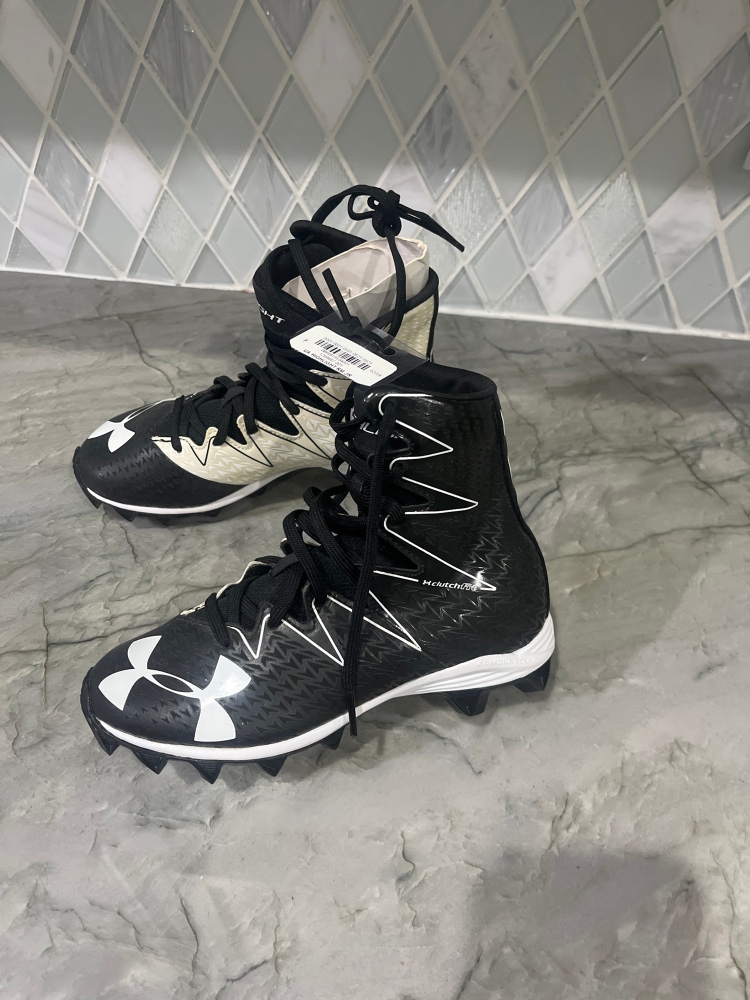 Black Unisex Molded Cleats Under Armour Cleats
