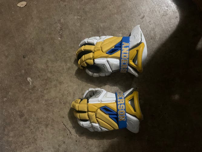 Used Player's Maverik 13" M4 Lacrosse Gloves