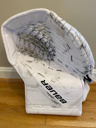 Bauer Supreme Mach Pro Goalie Glove White