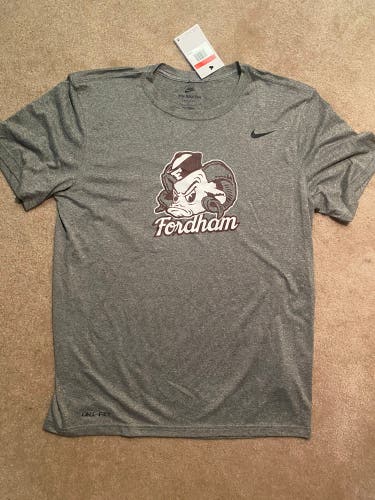 BNWT Fordham Lacrosse Team Issues Nike Dri Fit Tee