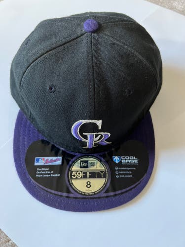 Colorado Rockies New Era 59FIFTY Authentic Fitted Hat