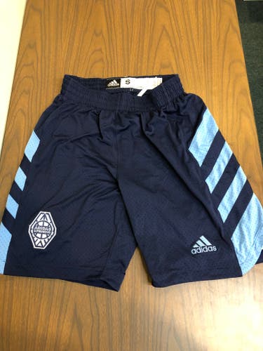 Navy Blue New Small Adidas Basketball Shorts - The Uprising
