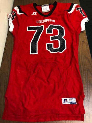 WKU Red New Large Russell Athletic Football Jersey (Western Kentucky University)