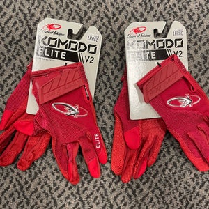 2-Pack Lizard Skins Komodo Elite youth Large Batting gloves
