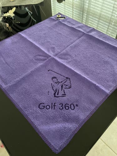 Golf bag towel 2 pc set new By Golf 360 degrees
