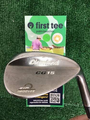 Cleveland CG15 Zip Grooves 58* Wedge With Steel Shaft
