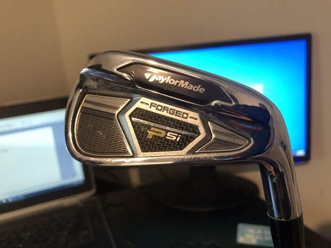 TaylorMade PSi Forged 7 Iron, Righty Stiff,+1/2", 1 Up, Authentic Demo/Fitting