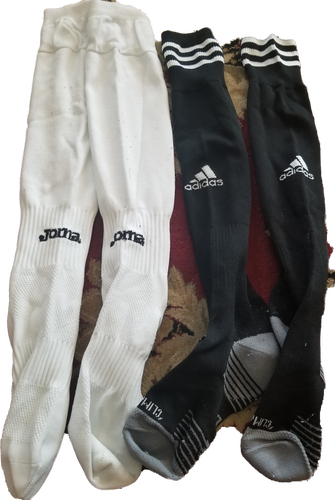 Black Used Large Adidas Socks
