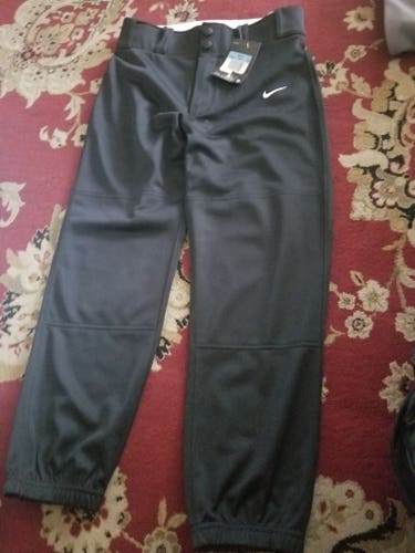 Black Youth Unisex New Medium Nike Game Pants