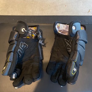 Used Player's STX  Stallion 200 Lacrosse Gloves
