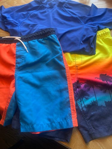 Lands End swim wear- 2 Bottoms 1 Top.