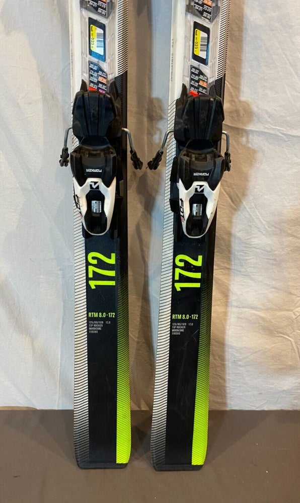 Volkl RTM 8.0 172cm 125-80-109 r=19m Tip Rocker Skis Marker