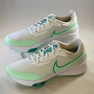 NIKE Air Zoom Infinity Tour NEXT% "White Mint Foam" Size 12 Soft Spike Golf Shoes